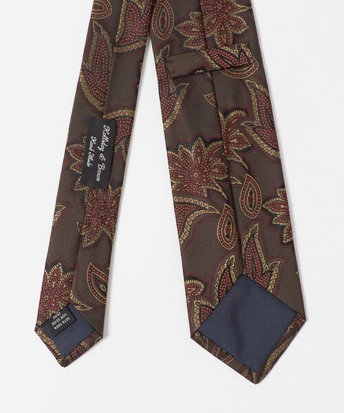 Holliday & Brown ネクタイ 「Holliday＆Brown」ペイズリー ジャガード
