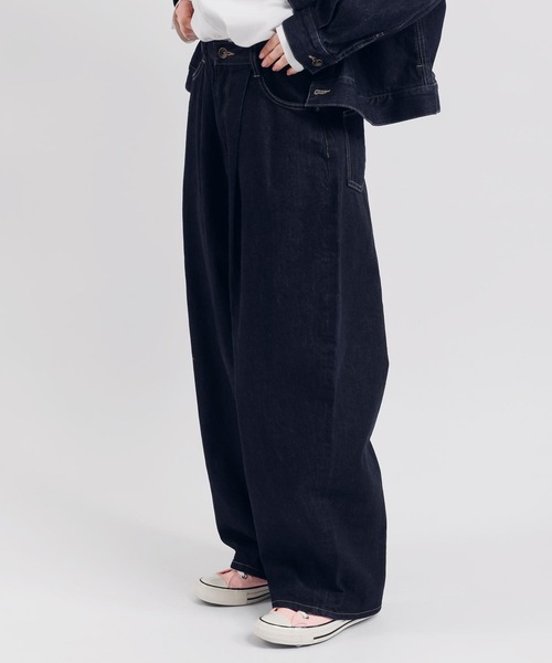 「MUHET」 デニムパンツ X-LARGE ブルー レディース_画像5