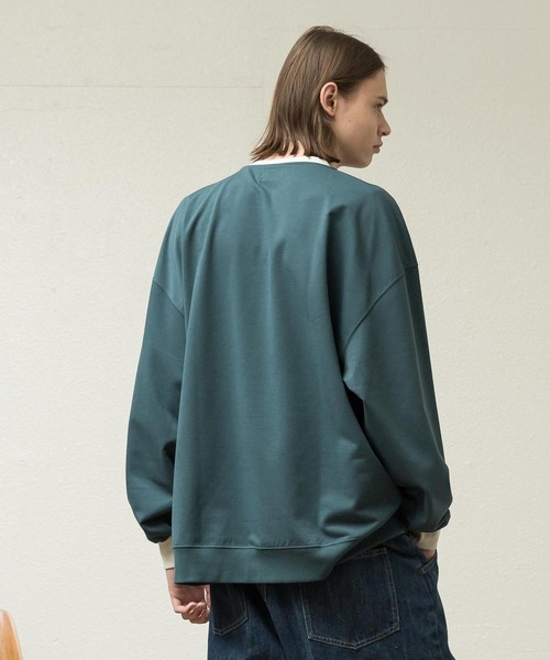 「SLICK」 長袖Tシャツ 3 アイボリー メンズ_画像4