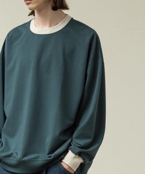 「SLICK」 長袖Tシャツ 3 アイボリー メンズ_画像5