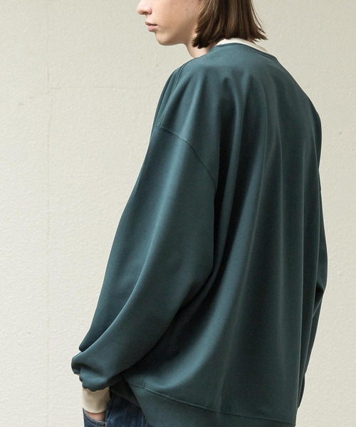 「SLICK」 長袖Tシャツ 3 アイボリー メンズ_画像6