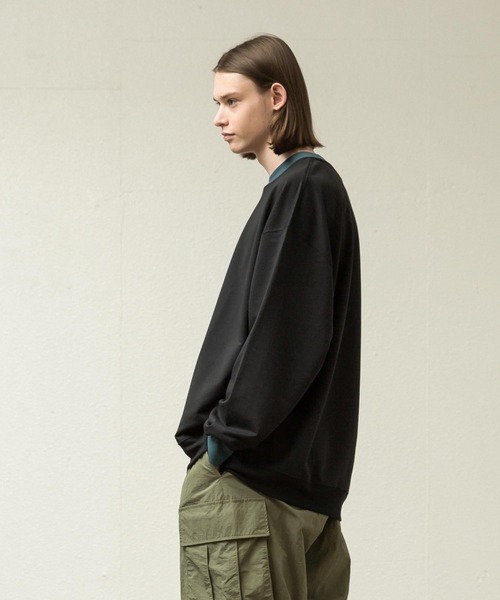 「SLICK」 長袖Tシャツ 3 アイボリー メンズ_画像9