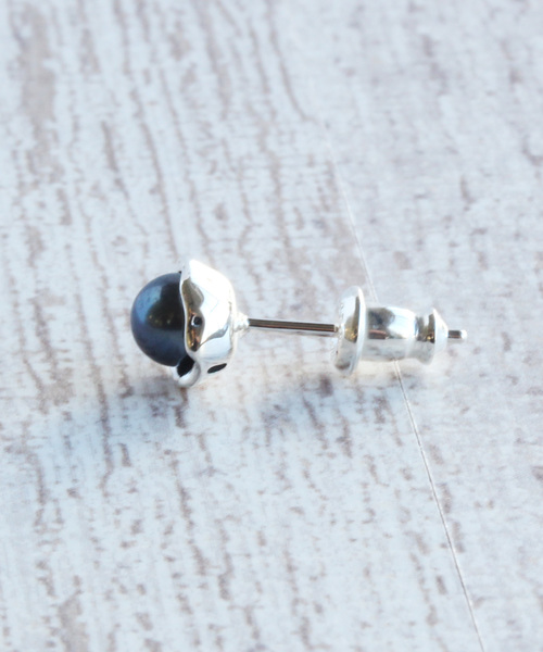 e.m. ピアス ブラックパールピアス レディース メンズ