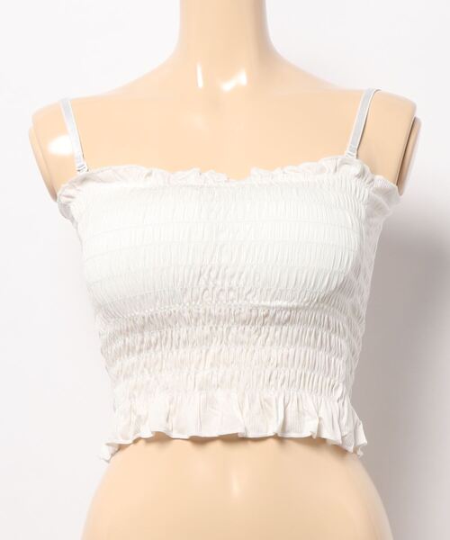 STYLEBLOCK キャミソール 立体パッド付きストラップ取り外し可能