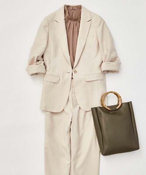 【極美品・未使用級】SUIT SELECT セットアップスーツ リネン・シルク 極美品・未使用級】SUIT SELECT セットアップスーツ リネン・シルク