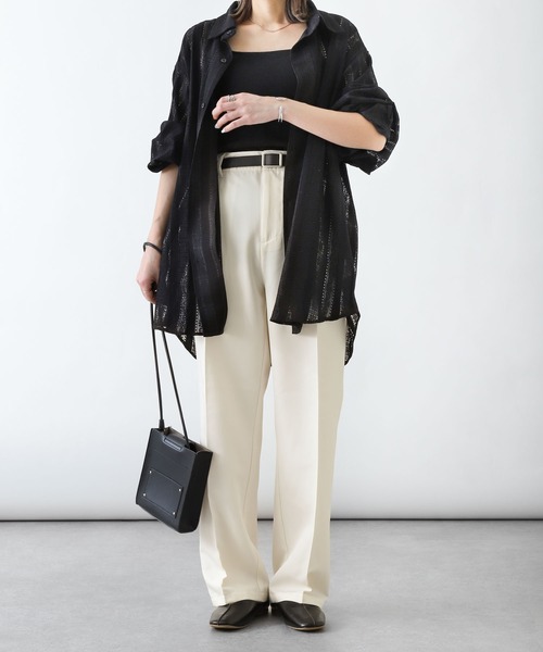 ドレープパンツ ZIP FIVE スラックス パンツ 「ZIP FIVE」ドレープワイド