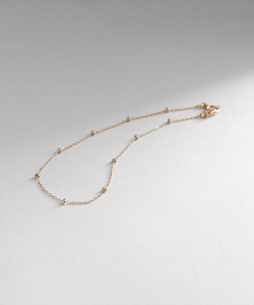 COCOSHNIK（ココシュニック） ブレスレット K10スタッズチェーン