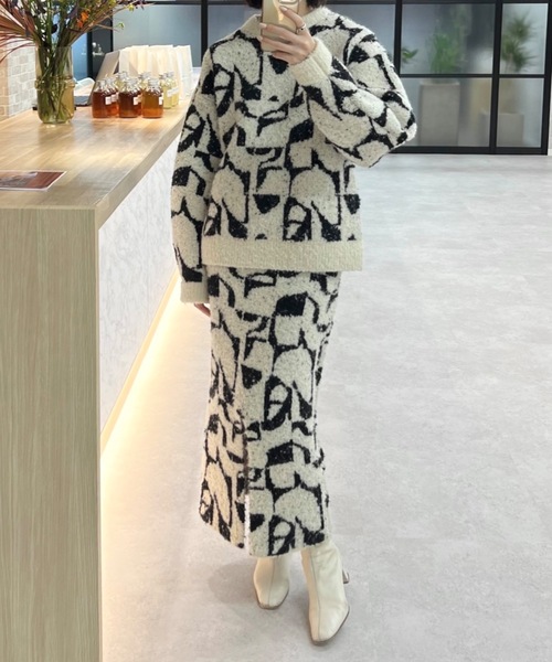 EMMA LIMBER ニット セーター Outline Jacquard Tops