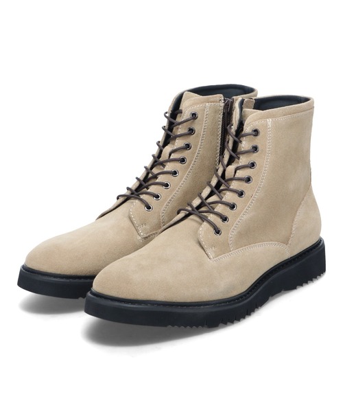 whoop-de-doo（フープディドゥ） ブーツ フラットソールサイドジップ