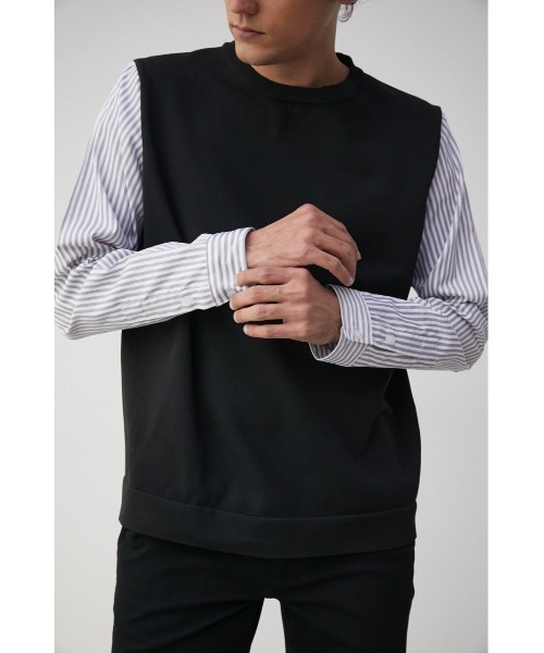 Mediam Jacquard Layered Tops レイヤードトップス