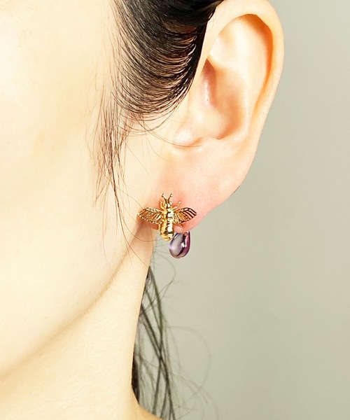 gargle（ガーグル） ピアス ガーグル: bee 蜂 ハチ ミツバチ ピアス