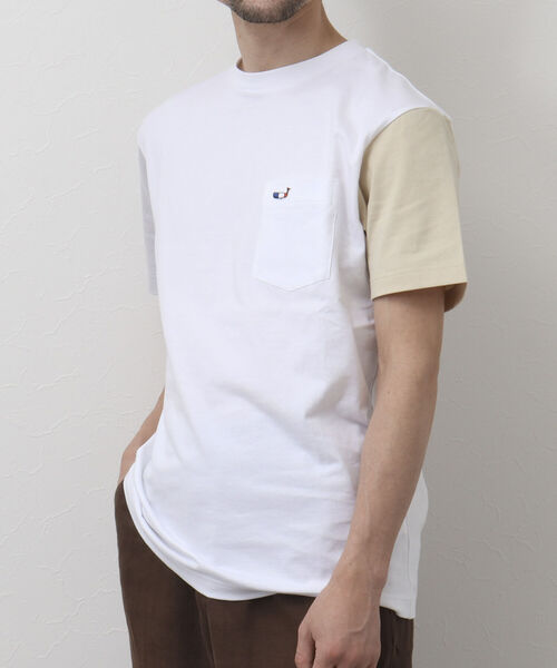NOLLEY'S goodman tシャツ Tシャツ クジラワッペン クルーネック