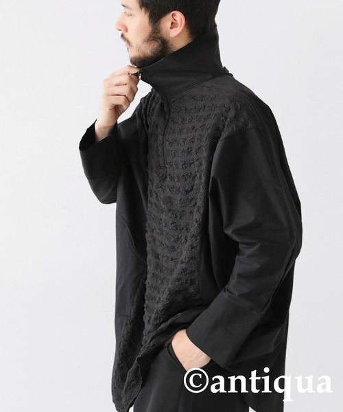 大人気【antipua】ハーフジップトップス antiqua ハーフジップトップス レディース メンズ : ZOZOTOWN