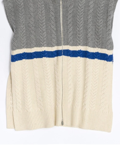 【メゾンスペシャル/Maison Special】ウールナイロンカーディガン 2 MAISON SPECIAL（メゾンスペシャル） ニットカーディガン 2 ブラック