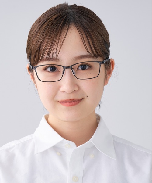 Zoff 伊達メガネ メガネ 眼鏡 ウェリントン型 メガネ｜ビジネス