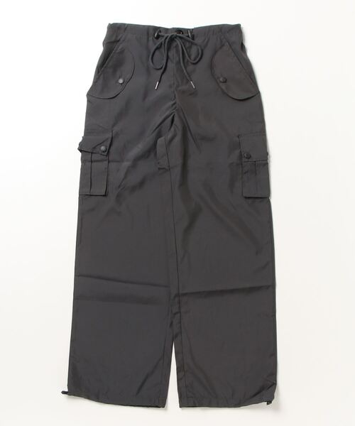 【未使用】TOKUKO1erVOL 裾レース クロップド パンツ 黒 股下60 未使用】TOKUKO1erVOL 裾レース クロップド パンツ 黒 股下60 未