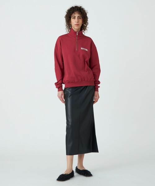 tシャツ 「別注」Les Petits Basics コットン ジッププルオーバー レディース Les Petits Basics tシャツ 「別注」Les コットン ジッププル