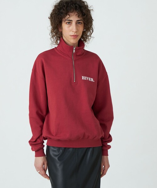 tシャツ 「別注」Les Petits Basics コットン ジッププルオーバー レディース Les Petits Basics tシャツ 「別注」Les コットン ジッププル