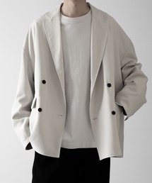 ジャケット テーラードジャケット 「RUUBON」drape double tailored jacket / ドレープ ダブルテーラードジャケット｜ZOZOTOWN Yahoo!店