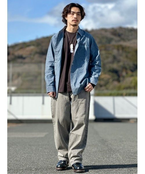 Lee（リー） シャツ 「Lee」マリンシャンブレーシャツ メンズ