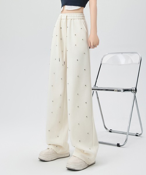 専用出品 レディース ビジュースタッズスウェットパンツ : ZOZOTOWN Yahoo