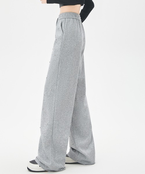 レディース ビジュースタッズスウェットパンツ : ZOZOTOWN Yahoo