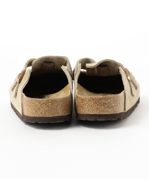 BIRKENSTOCK BOSTON Taupe サンダル 41 Boston Braided Suede Leather Taupe | BIRKENSTOCK