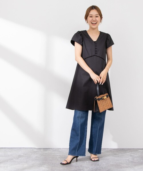 Rie Miller 【RM denim】センタープレスハイウエストデニム セール 25%OFF】センタープレスハイウエストデニム(505814838