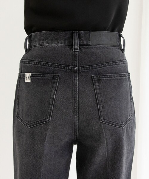 Rie Miller 【RM denim】センタープレスハイウエストデニム Rie Miller ジーンズ デニム デニムパンツ 「RM denim」センター