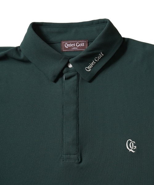 BENCH AT THE GREENE GOLF ポロシャツ 「QUIET GOLF」QG Tech