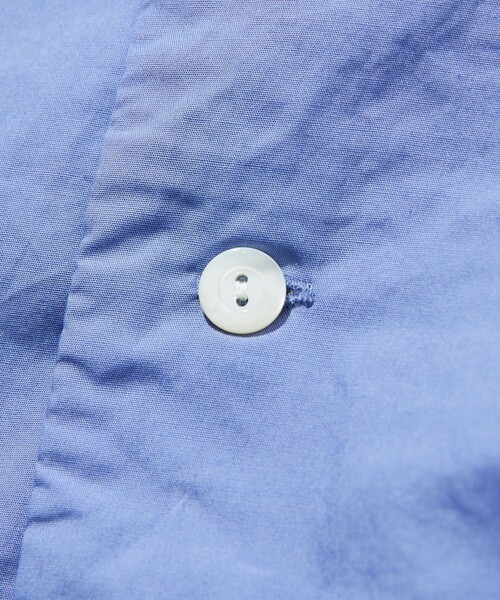 カウラム CAHLUMN Lサイズ　Open Collar Shirt CAHLUMN/Magazine Pocket Chain Stitch Open Collar Shirt