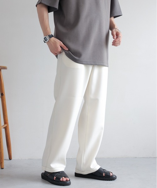 気になった商品は各ページへ移動をお願いします。 RAGEBLUE スラックス Stitch wide easy slacks/配色ステッチ