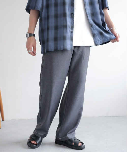 【超美品】NiZ イージーワイドテーパードスラックス jiggys-shop_217557