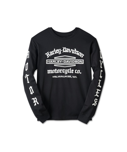 Harley Davidson tシャツ オールドイングリッシュスタックバー
