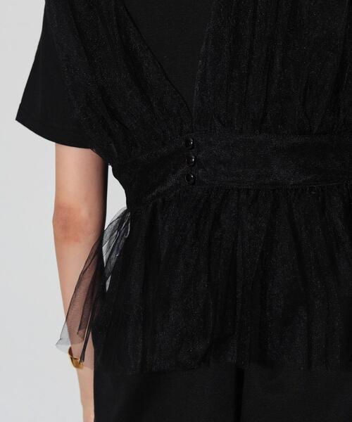 INDIVI GALLEST tシャツ チュールビスチェセットTシャツ