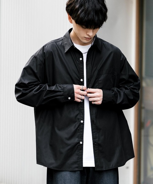 Rocky Monroe シャツ オーバーサイズ 無地 チェック柄