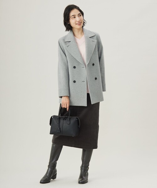 ピーコート pコート Jackal 140sソフトメルトン Pコート レディース | J.PRESS | 08