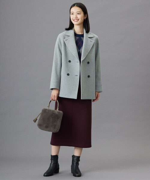 ピーコート pコート Jackal 140sソフトメルトン Pコート レディース | J.PRESS | 09