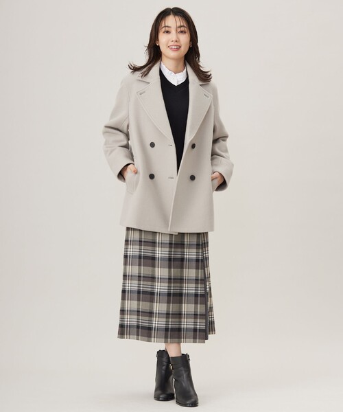 ピーコート pコート Jackal 140sソフトメルトン Pコート レディース | J.PRESS | 11