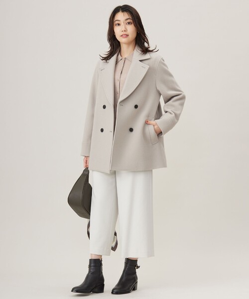ピーコート pコート Jackal 140sソフトメルトン Pコート レディース | J.PRESS | 12