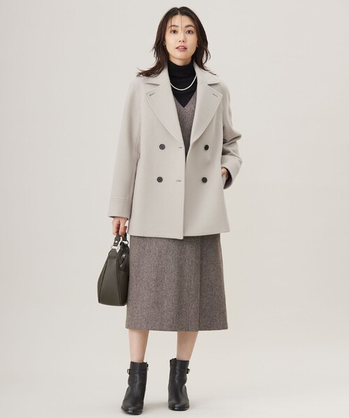 ピーコート pコート Jackal 140sソフトメルトン Pコート レディース | J.PRESS | 13