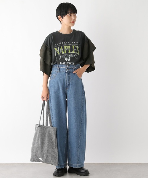 ノームプラス LEPSIM tシャツ サイド布帛カット 141597 レディース : ZOZOTOWN
