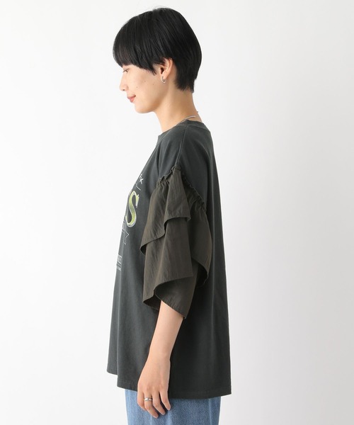 LEPSIM tシャツ サイド布帛カット 141597 レディース : ZOZOTOWN