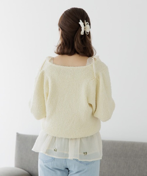 flower（ファッション） ニット セーター レディニットトップ