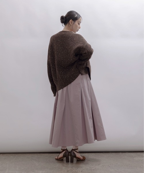 Eimee Law（エイミーロウ） カーディガン ランダムリボンラメネップZIP