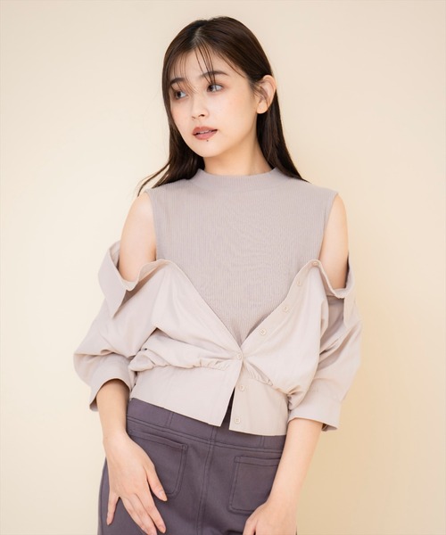 redyazel トップス REDYAZEL（レディアゼル） tシャツ シャツレイヤードトップス