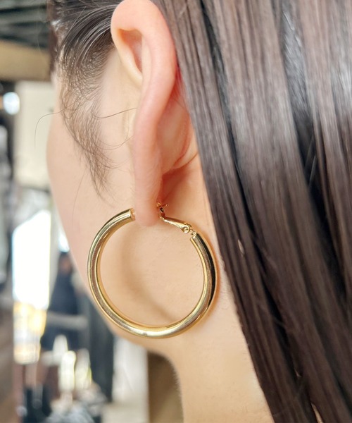 Kotoe ピアス ビッグフープピアス シルバー ゴールド レディース