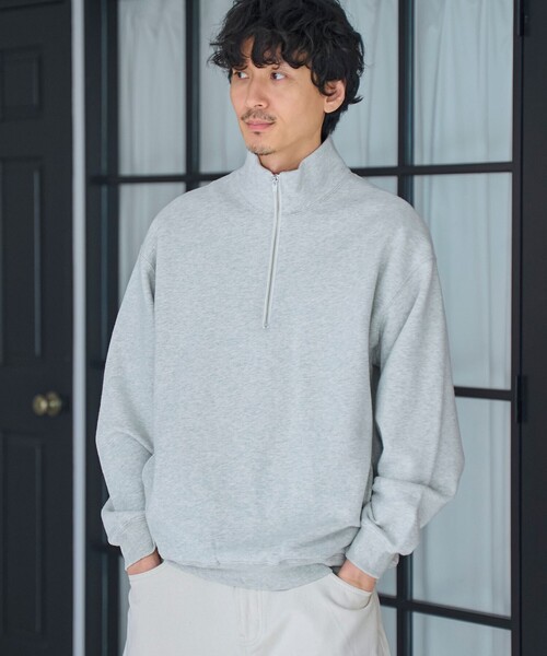 RONEL トレーナー スウェット ハーフジップスウェット メンズ