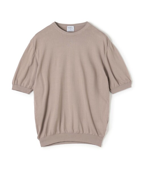 新品未使用 　ITALY製FEDELI　クルーネックニット コットン　M～L程度 FEDELI（フェデリ） セーター ニット コットン クルーネック メンズ