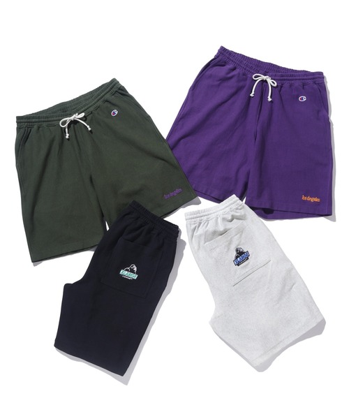 「Champion」 ハーフパンツ X-LARGE ブラック メンズ